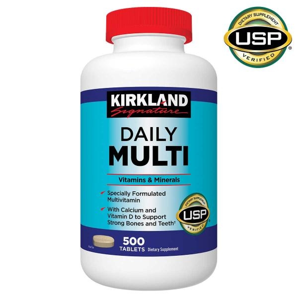 Costco Kirkland Signature Daily Multi Vitamins and Minerals 500 Tablets WellSell BD