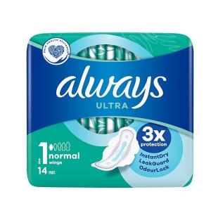 Always Sensitive 10s Night Pads, 4015400738565