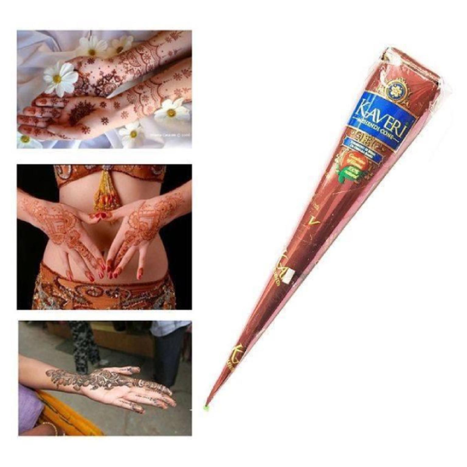 Buy 3 Cherry Red Henna Cones Online in India - Etsy